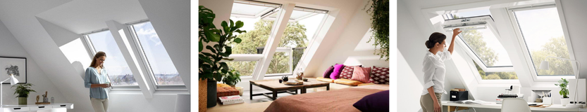 Različne vrste strešnik oken Velux